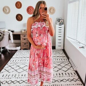 TROPICAL FLORAL DRESS